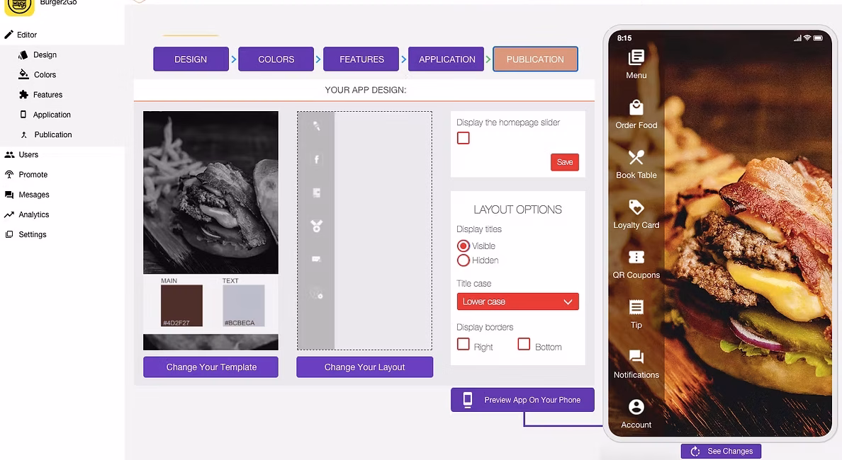 Ion App media-forward layouts & interface